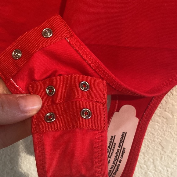 Free Assembly long sleeve blouson sleeve bodysuit - Picture 5 of 7